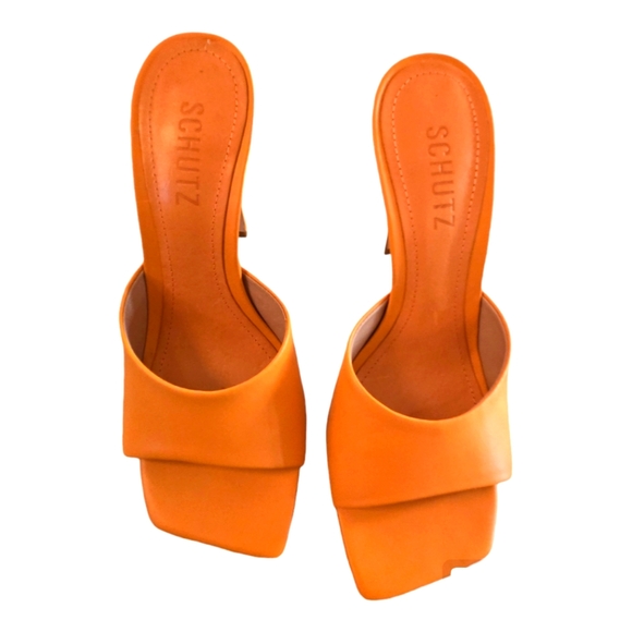 SCHUTZ Shoes - Schutz Orange Heels
